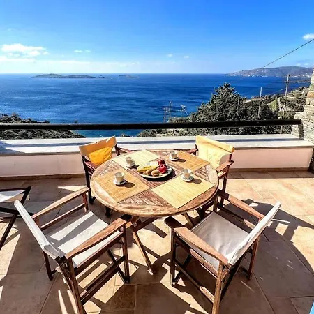 Sea & Sunset - Island House With A Terrace Villa Batsi  Exterior photo