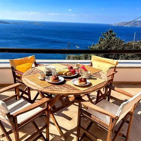 Sea & Sunset - Island House With A Terrace Villa Batsi  Exterior photo