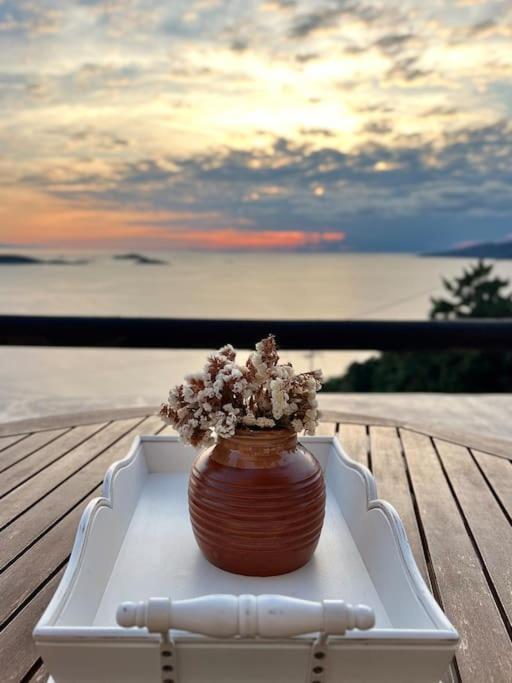 Sea & Sunset - Island House With A Terrace Batsi (Andros)